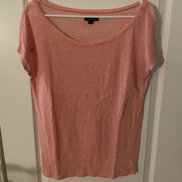 American Eagle Womens Orange TShirt. Size S - Picture 1 of 3